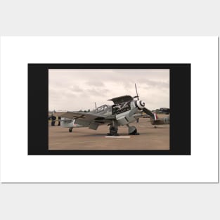 Messerschmitt BF109 G-4 - "Rote Sieben" Posters and Art